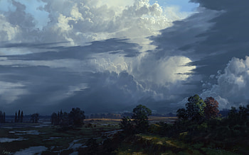 Approaching Tempest — Artistic Landscape, artistic, landscape HD wallpaper