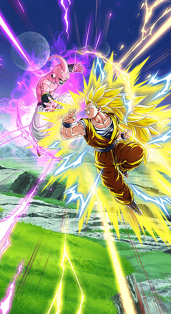 Majin Buu Super Saiyan 3 for Dragon Ball Z Dokkan Battle, video game, Dragon Ball Z Dokkan Battle, Dragon Ball Z HD phone wallpaper