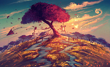Memories With Tree , tree, artist, artwork, digital-art HD wallpaper