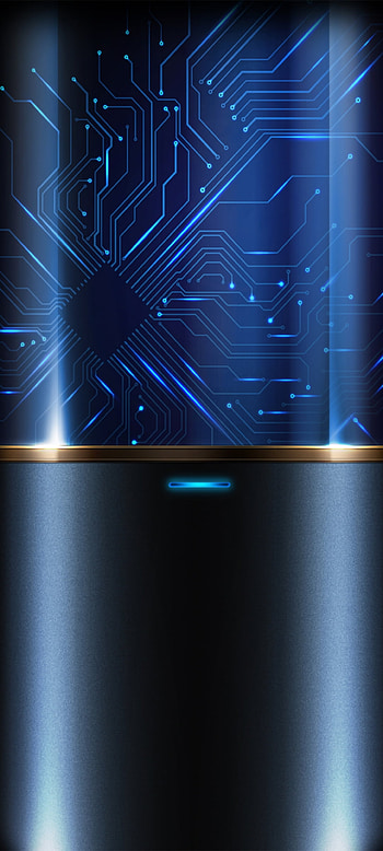 Metal blue technology, electric blue, display device, pastel, premium, luxury HD phone wallpaper