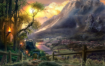Landscape, Mountains HD wallpaper
