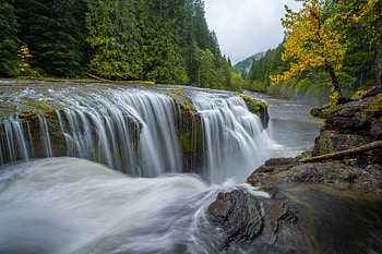 Lower Lewis River Falls, Lewis, Falls, Lower, River HD wallpaper