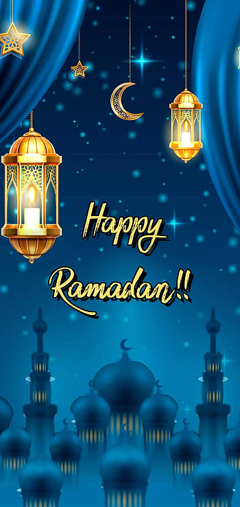 Ramadan, blue, _celebrate, holiday HD phone wallpaper