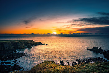 Aberdeen Coast Sunrise Scotland , sunrise, waves, sea, coast, scotland, nature HD wallpaper