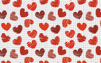 Texture, Textures, Surface, Cells, Heart, Paper HD wallpaper