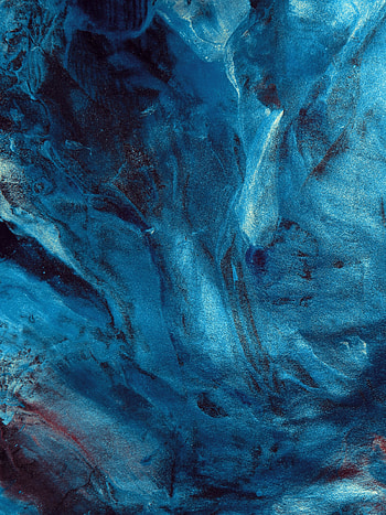 Blue, dusk, texture, art HD phone wallpaper