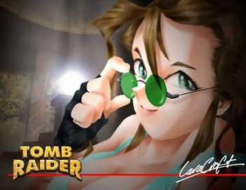 lara 3, sexy, cartoon, tomb raider, funny, lara croft HD wallpaper