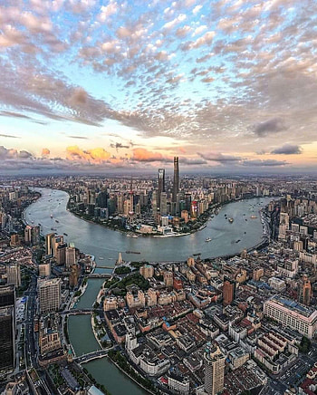 Shanghai china, cloud, sky HD phone wallpaper