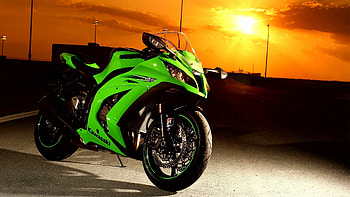 Kawasaki Ninja ZX, High-quality backgrounds HD wallpaper