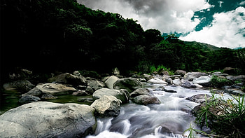 Landscape, Rivers HD wallpaper