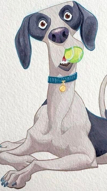 Cartoon Dog, Funny Dog HD phone wallpaper