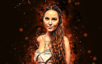 Belinda Peregrin, , brown neon lights, mexican singer, music stars, mexican celebrity, Belinda Peregrin Schull, superstars, Belinda Peregrin HD wallpaper