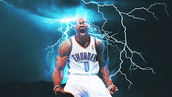 ... oklahoma city thunder rus westbrook; rus westbrook 2016 ... HD wallpaper
