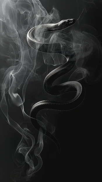Mystic Smoke Serpent - Mobile, snake HD phone wallpaper