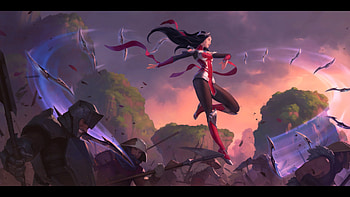 İrelia, Irelia (League Of Legends), video game, Legends of Runeterra HD wallpaper