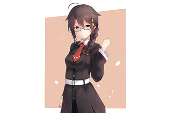 Shigure, anime girl, kancolle HD wallpaper