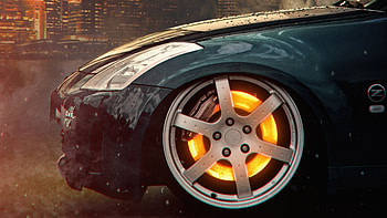 Car Glowing Wheel Disc, cars, graphy, alloys HD wallpaper