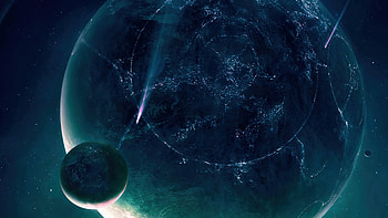 digital, Stars, space, galaxy HD wallpaper