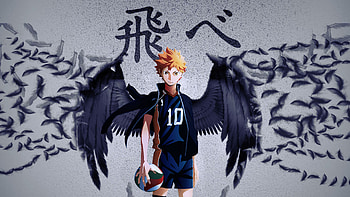 Haikyuu, electric blue, fashion design HD wallpaper