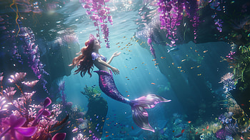 Enchanting Mermaid - Underwater Fantasy, mermaid HD wallpaper