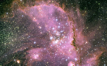 Pink Nebula, space, pink, nebula, galaxy HD wallpaper