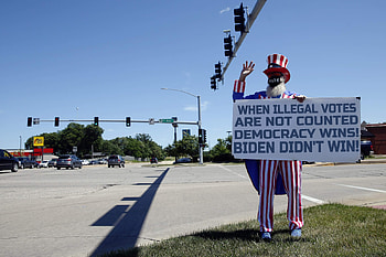 Sam Sign, america, voter fraud, uncle sam, voting, politics HD wallpaper