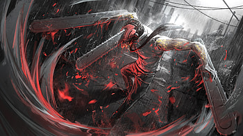 Chainsaw Man — Bloodstorm, Chainsaw Man HD wallpaper