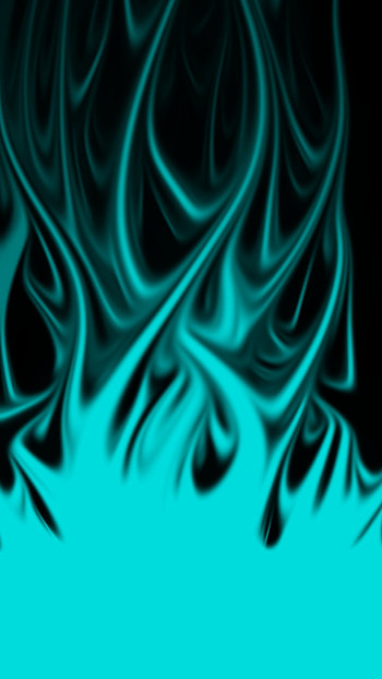 Blackflame Cyan, realbluphoenix, mobile, medibang HD phone wallpaper