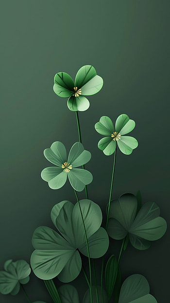 Spring Clover Elegance | Fresh Design, clover, spring HD phone wallpaper