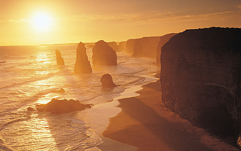 Nature, Rock, Beach, Australia HD wallpaper