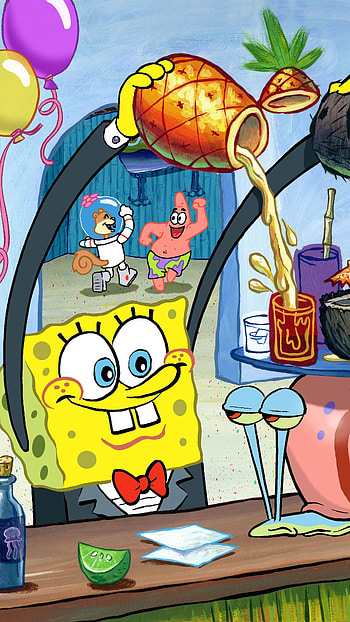 Spongebob, Yellow Funny HD phone wallpaper