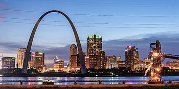 St. Louis skyline, RDM Rasmussen Dickey Moore, Litigators, Missouri HD wallpaper