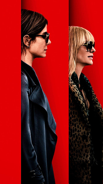 Oceans 8, Sandra Bullock, Cate Blanchett, Anne Hathaway HD phone wallpaper