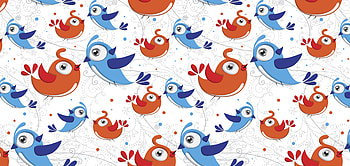 Birds, Art, Patterns, Vector HD wallpaper