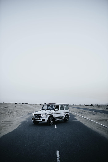 Desert, Cars, Road, Car, Suv, Mercedes HD phone wallpaper