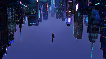 Into the Spider-Verse , Urban fantasy backgrounds, Animated movie HD wallpaper