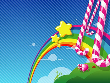 Candyland, cute, sweets, candy HD wallpaper