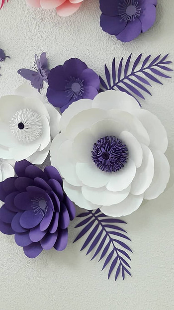 Paper Flowers, Paper, Flowers HD phone wallpaper