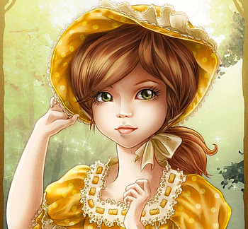 Shierke Portrait, blonde, anime, portrait, face, cute, girl, eye, hat HD wallpaper