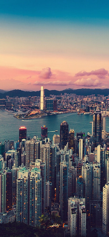 Hong Kong Skyline, Incredible XS Max , Captivating city views, Urban beauty HD phone wallpaper