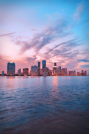 Cities, City, City Lights, Skyscrapers, Panorama HD phone wallpaper