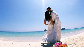 I love You Chloe., Beach, White, Flower, Dress HD wallpaper