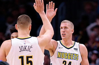Nikola Jokic, Mason Plumlee HD wallpaper