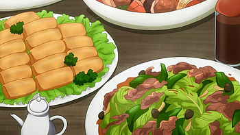 ♡ Food ♡, cute, nice, vegetable, anime food, items, snack, plate, yummy, hungry, adorable, meat, sweet, delicious, objects, object, food, kawaii, anime, pretty, lovely, item HD wallpaper
