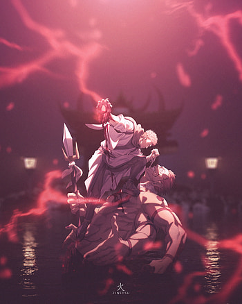 Itadori vs Sukuna, Jujutsu kaisen , Anime, Nobara, Zinetsu artz, Gojo, Jujutsu kaisen HD phone wallpaper