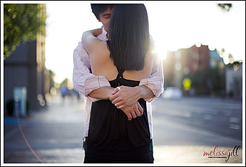 Engagement - Mill Ave. Tempe AZ, town, love, woman, man HD wallpaper