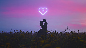You And I, couple, love, artist, artwork, digital-art HD wallpaper