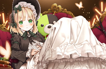 Touhou Maid Alice, Girl, Classic, Beauty, Maid, Touhou, Alice, Anime, Game HD wallpaper