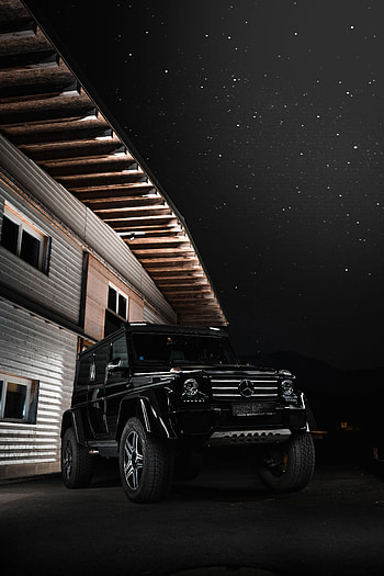 Cars, Car, Jeep, Front View, Mercedes-Benz HD phone wallpaper