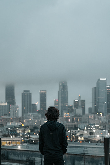 Cities, Architecture, City, Building, Overview, Review, Panorama, Human, Person HD phone wallpaper